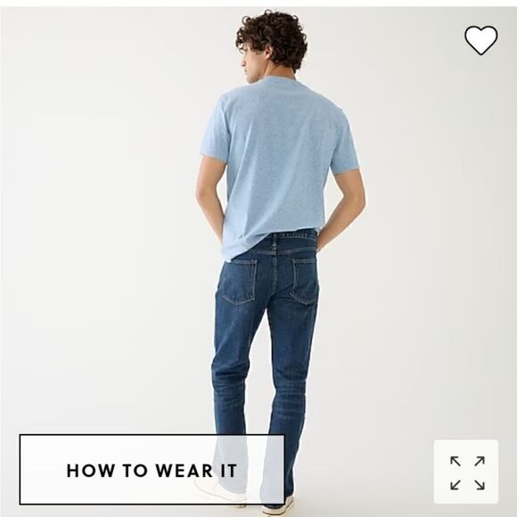 J CREW Men's Jeans Straight Fit 770  Kurabo Blue Denim 30 x 30 - Picture 5 of 16